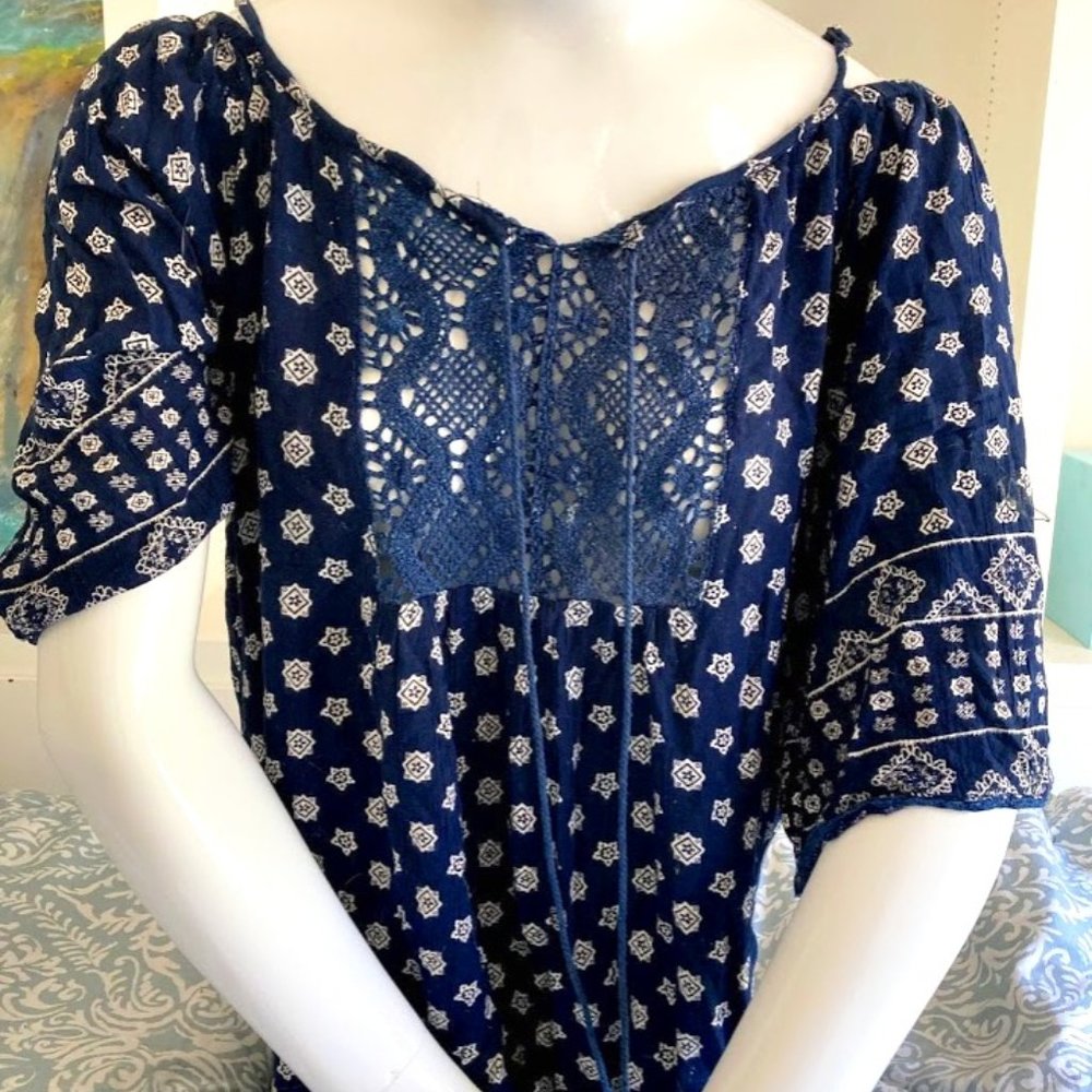 Angie's Navy Blue Swim Suit Coverup